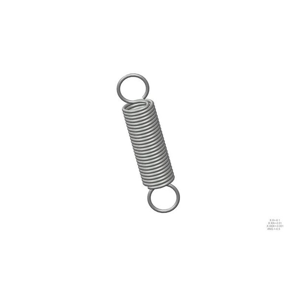 Approved Vendor Extension Spring, O=1.000, L= 4.50, W= .105 G709968127 - main